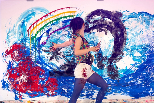 カラリズムリサ ライブペイントショー | 店舗＆イベント情報 | 大分県